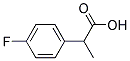 P-FLUORO-ALPHA-METHYLPHENYLACETIC ACID Struktur