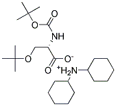 N-BOC-O-T-BUTYL-L-SERINE DICYCLOHEXYLAMMONIUM SALT Struktur