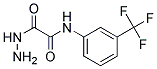 N1-[3-(TRIFLUOROMETHYL)PHENYL]-2-HYDRAZINO-2-OXOACETAMIDE Struktur