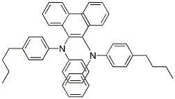 N,N'-BIS-(4-BUTYL-PHENYL)-N,N'-DIPHENYL-PHENANTHRENE-9,10-DIAMINE Struktur