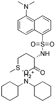 DANSYL-(L)-METHIONINE DICYCLOHEXYLAMMONIUM SALT Struktur