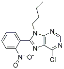 9-BUTYL-6-CHLORO-8-(2-NITROPHENYL)-9H-PURINE Struktur