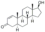 5ALPHA-ANDROST-1-ENE-17BETA-OL-3-ONE Struktur