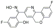 (5-FLUORO-2-HYDROXY-PHENYL)-(6-FLUORO-10H-9-OXA-4-AZA-PHENANTHREN-2-YL)-METHANONE OXIME Struktur