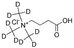 N-(CARBOXYPROPYL)-N,N,N-TRIMETHYL-D9-AMMONIUM CHLORIDE Struktur