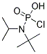 N,N-DIISOPROPYLMETHYLPHOSPHORAMIDIC CHLORIDE Struktur