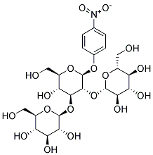 4-NITROPHENYL 2,3-DI-O-(B-D-GLUCOPYRANOSYL)-B-D-GLUCOPYRANOSIDE Struktur