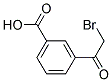 3-(BROMOACETYL)BENZOIC ACID Struktur