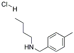 N-(4-METHYLBENZYL)-1-BUTANAMINE HYDROCHLORIDE Struktur