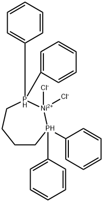 DICHLORO[1,4-BIS(DIPHENYLPHOSPHINO)BUTANE]NICKEL(II) Struktur