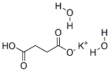 Potassium bisuccinate dihydrate Struktur