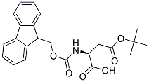 N-FMOC-L-aspartic acid 4-t-butyl ester Struktur