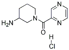 (3-Aminopiperidin-1-yl)pyrazin-2-yl-methanone hydrochloride Struktur