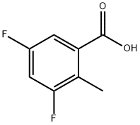 3,5-Difluoro-2-Methylbenzoic Acid Struktur