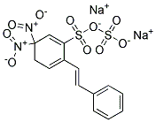 4,4-Dinitrostilbene-2,2-disulphonic acid disodium salt Structure