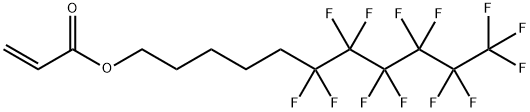 1H,1H,2H,2H,3H,3H,4H,4H,5H,5H-Perfluoroundecyl acrylate Struktur