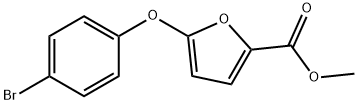 Methyl 5-(4-bromophenoxy)-2-furoate Struktur