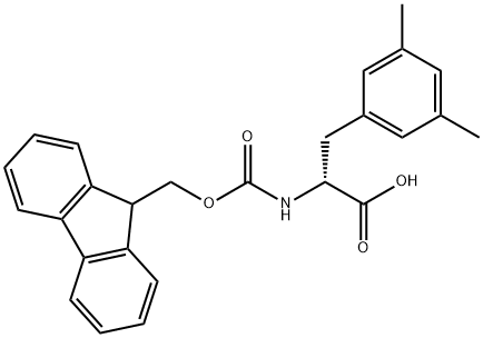 Fmoc-3,5-Dimethy-D-Phenylalanine Struktur