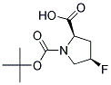 N-Boc-cis-4-Fluoro-D-Proline Struktur