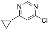 4-Chloro-6-cyclopropyl-pyrimidine Struktur