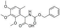 {[(benzyloxy)carbonyl]amino}(2,3,4-trimethoxy-6-methylphenyl)acetic acid Struktur