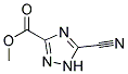 Methyl 5-Cyano-1H-1,2,4-Triazole-3-Carboxylate Struktur