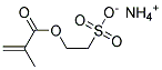 2-Sulfoethyl methacrylate, ammonium salt Struktur