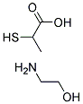 Monoethanolamine 2-mercaptopropionate Struktur