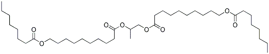 Propylene glycol di(octanoate/decanoate) Struktur