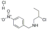 (+/-)-N-(2-CHLOROBUTYL)-4-NITROBENZYLAMINEHYDROCHLORIDE Struktur