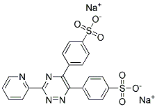 3-(2-PYRIDYL)-5,6-BIS(P-SULFOPHENYL)-1,2,4-TRIAZINEDISODIUMSALT Struktur