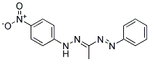 3-METHYL-1-(P-NITROPHENYL)-5-PHENYLFORMAZAN Struktur