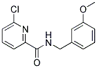 6-Chloro-pyridine-2-carboxylic acid 3-methoxy-benzylamide Struktur