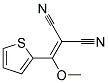 [methoxy(thiophen-2-yl)methylidene]propanedinitrile Struktur