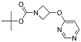 3-(Pyrimidin-4-yloxy)-azetidine-1-carboxylic acid tert-butyl ester Struktur