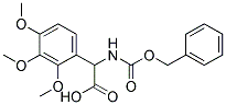 {[(benzyloxy)carbonyl]amino}(2,3,4-trimethoxyphenyl)acetic acid Struktur