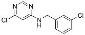 (3-Chloro-benzyl)-(6-chloro-pyrimidin-4-yl)-amine Struktur