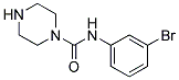 N-(3-bromophenyl)piperazine-1-carboxamide Struktur