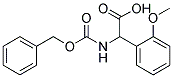 {[(benzyloxy)carbonyl]amino}(2-methoxyphenyl)acetic acid Struktur