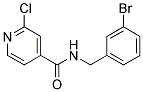 N-(3-Bromo-benzyl)-2-chloro-isonicotinamide Struktur