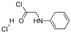 D-(-)-2,5-Dihydrophenyl glycine chloride hydrochloride Struktur