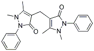 4,4'-METHYLENEBIS(2,3-DIMETHYL-1-PHENYL-3-PYRAZOLIN-5-ONE) Struktur