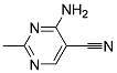 4-AMINO-2-METHYL-5-PYRIMIDINECARBONITRILE Struktur