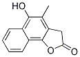 5-HYDROXY-4-METHYLNAPHTHO(1,2-B)FURAN-2(3H)-ONE Struktur