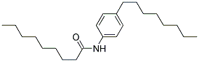 N-(P-OCTYLPHENYL)NONANAMIDE Struktur