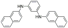 N,N'-BIS(2-NAPHTHYL)-M-PHENYLENEDIAMINE Struktur