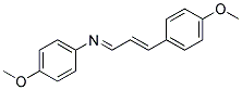 P-METHOXY-N-(4-METHOXYCINNAMYLIDENE)ANILINE Struktur