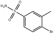 4-Bromo-3-methylbenzenesulfonamide Struktur