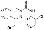 N1-(2-Chlorophenyl)-2-(2-bromo-1-phenylethylidene)-1-methylhydrzine-1-carbothioamide Struktur