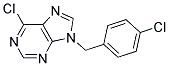 6-chloro-9-(4-chlorobenzyl)-9H-purine Struktur